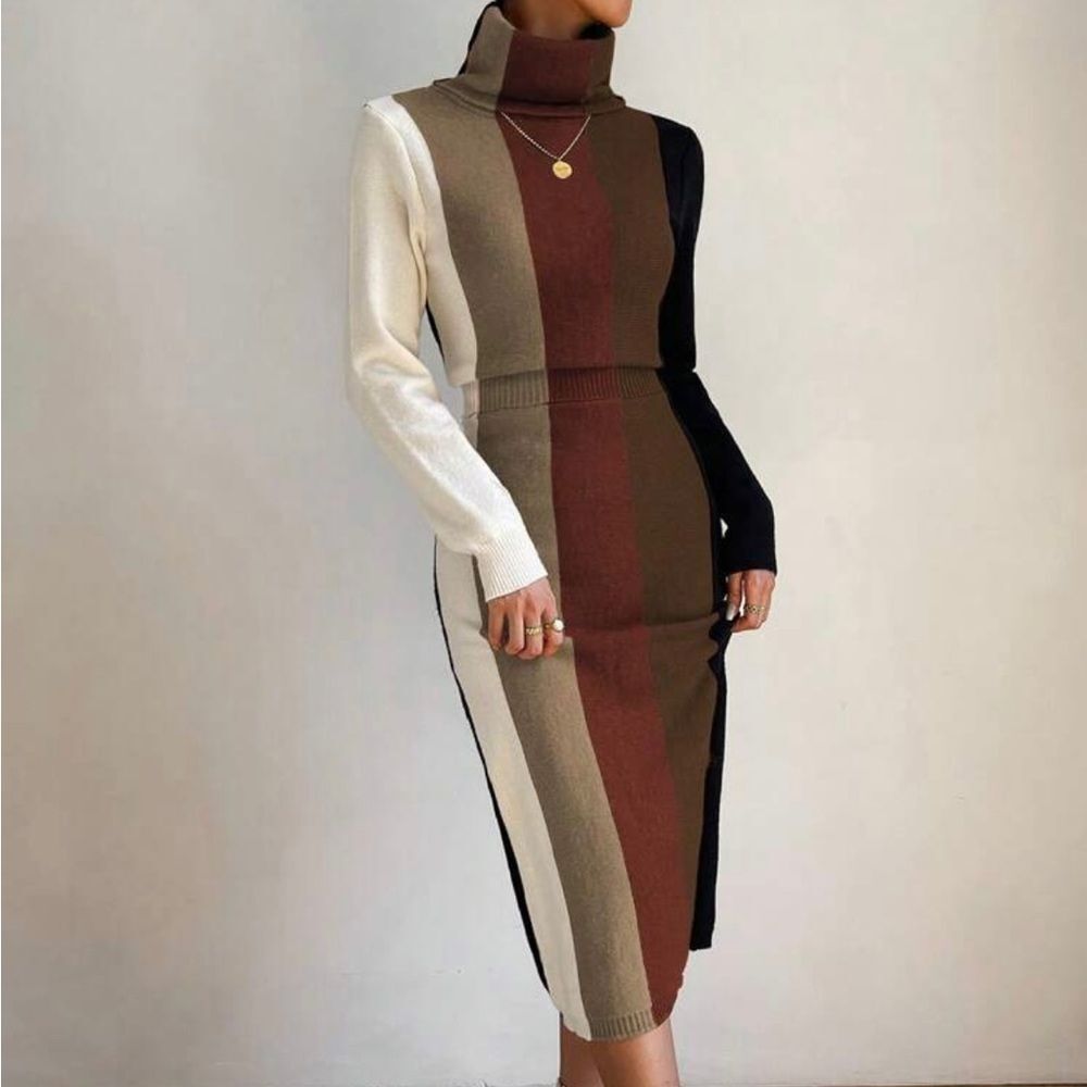 Sweater dress Fall dress - Picture 2 of 5